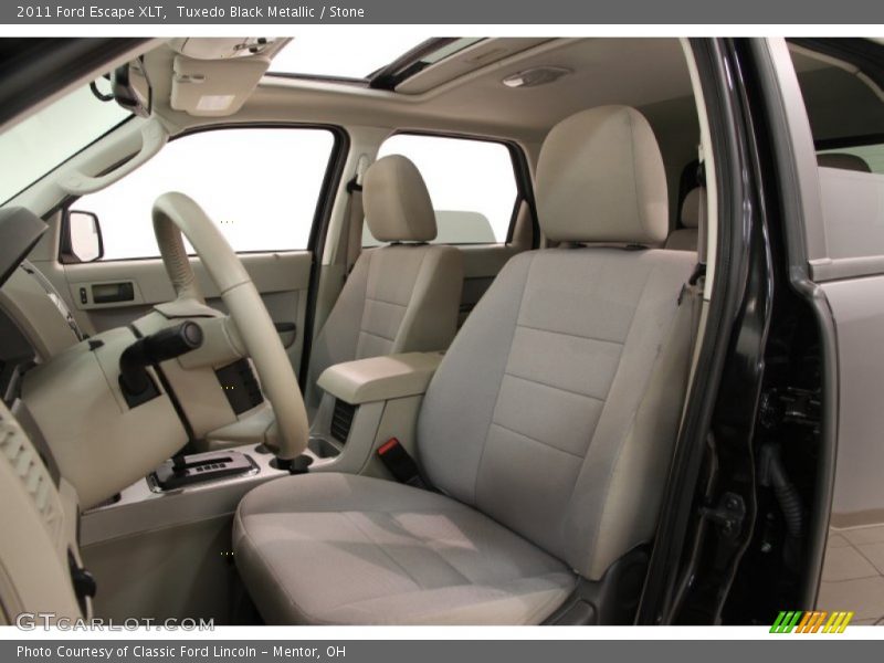 Tuxedo Black Metallic / Stone 2011 Ford Escape XLT