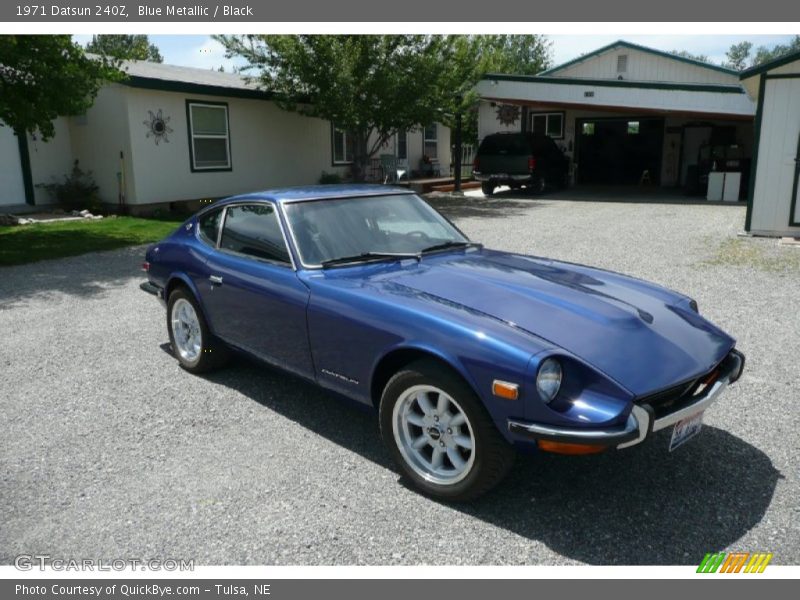 Blue Metallic / Black 1971 Datsun 240Z