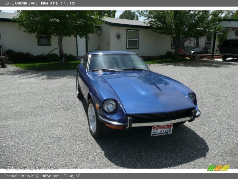 Blue Metallic / Black 1971 Datsun 240Z