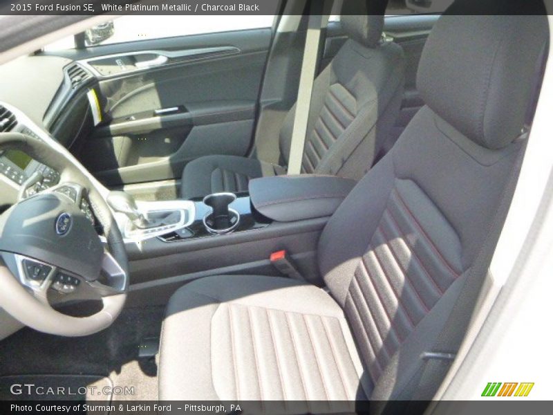Front Seat of 2015 Fusion SE