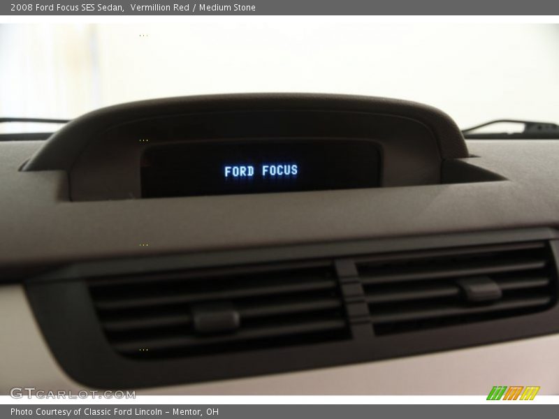 Vermillion Red / Medium Stone 2008 Ford Focus SES Sedan