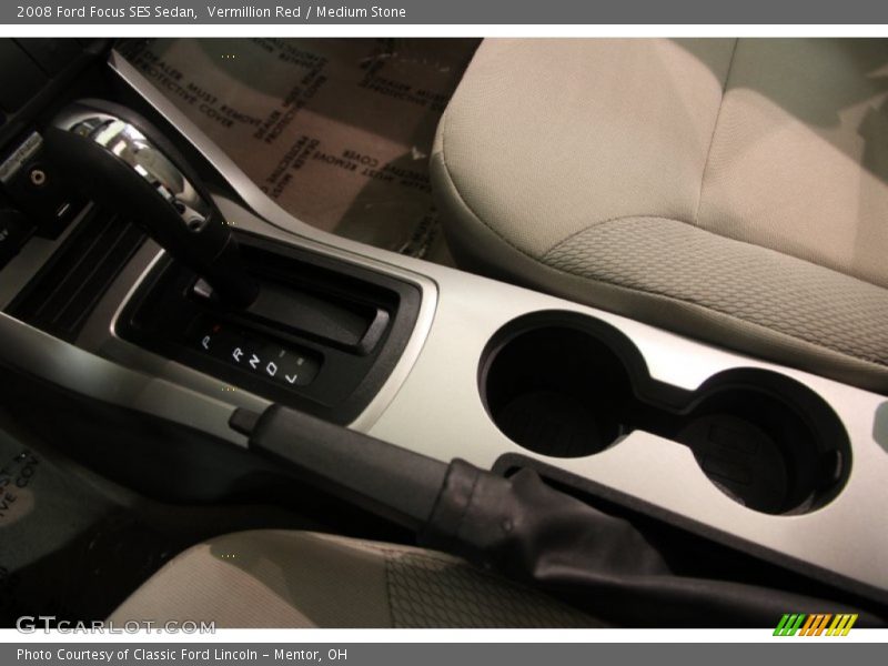 Vermillion Red / Medium Stone 2008 Ford Focus SES Sedan