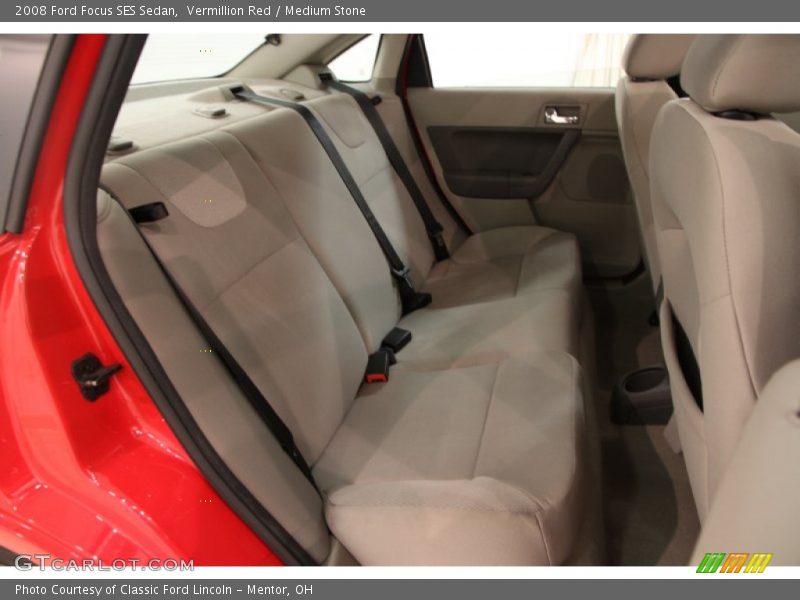 Vermillion Red / Medium Stone 2008 Ford Focus SES Sedan