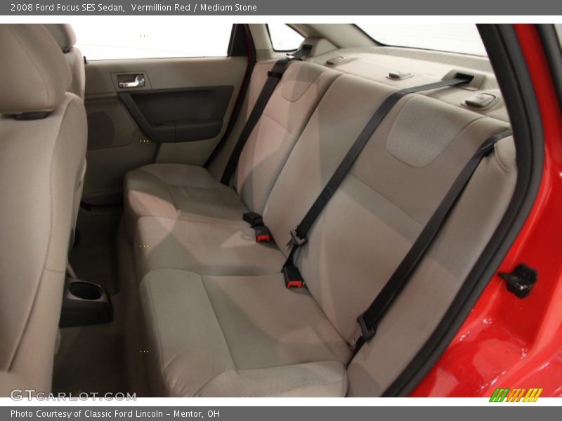 Vermillion Red / Medium Stone 2008 Ford Focus SES Sedan