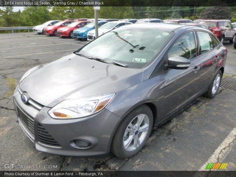 Sterling Gray / Charcoal Black 2014 Ford Focus SE Sedan