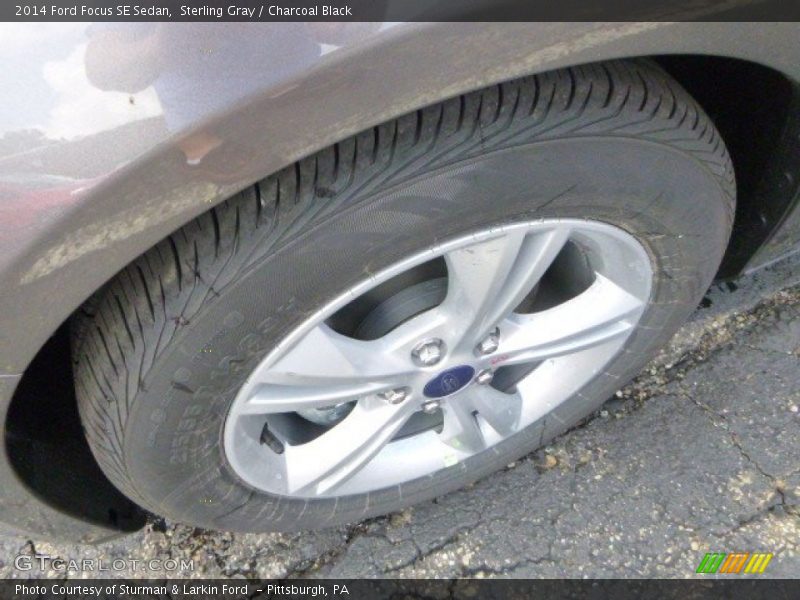 Sterling Gray / Charcoal Black 2014 Ford Focus SE Sedan