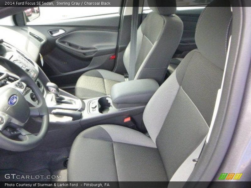 Sterling Gray / Charcoal Black 2014 Ford Focus SE Sedan