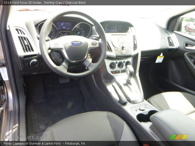 Sterling Gray / Charcoal Black 2014 Ford Focus SE Sedan
