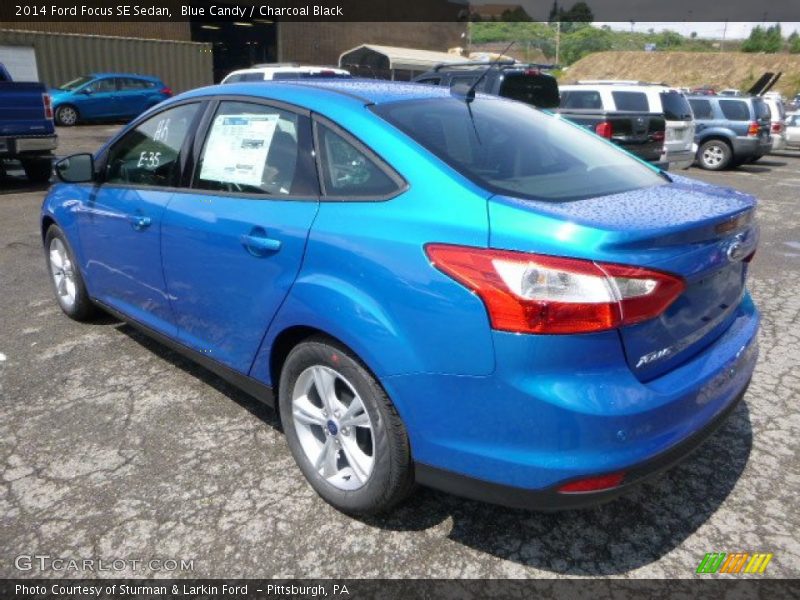 Blue Candy / Charcoal Black 2014 Ford Focus SE Sedan