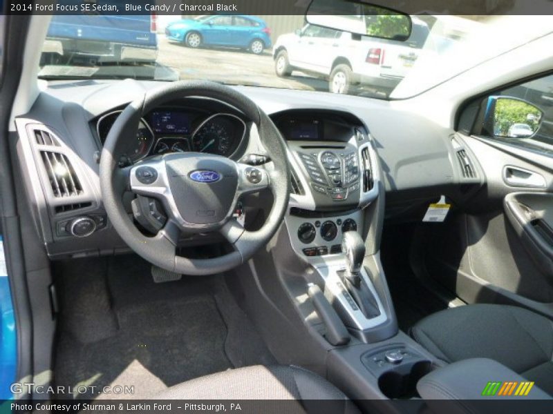 Blue Candy / Charcoal Black 2014 Ford Focus SE Sedan