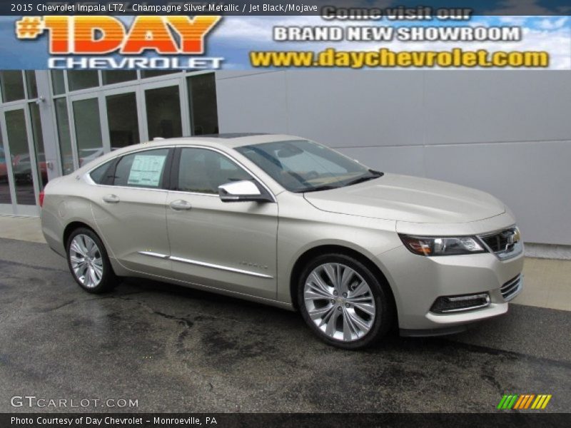 Champagne Silver Metallic / Jet Black/Mojave 2015 Chevrolet Impala LTZ