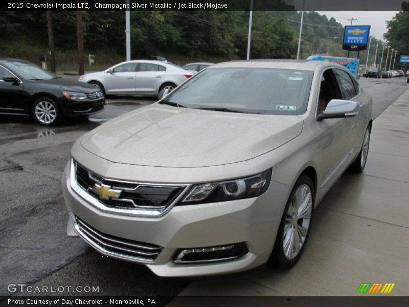 Champagne Silver Metallic / Jet Black/Mojave 2015 Chevrolet Impala LTZ