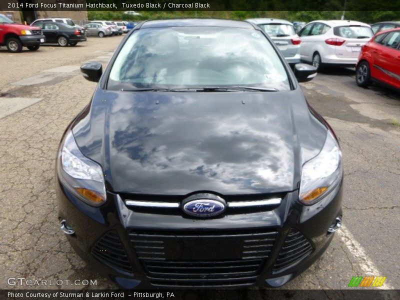 Tuxedo Black / Charcoal Black 2014 Ford Focus Titanium Hatchback
