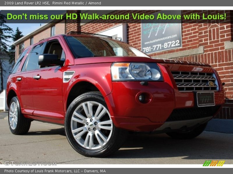 Rimini Red Metallic / Almond 2009 Land Rover LR2 HSE