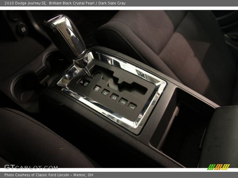 Brilliant Black Crystal Pearl / Dark Slate Gray 2010 Dodge Journey SE