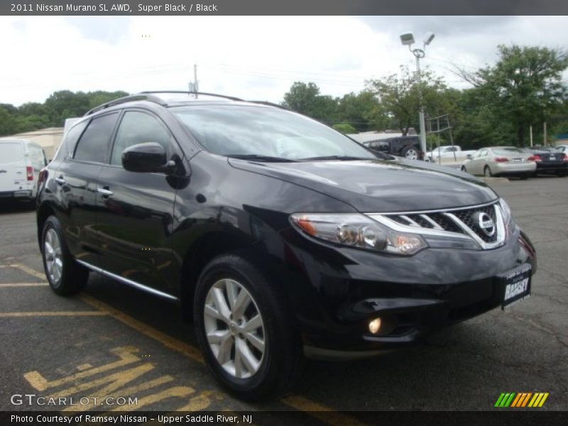 Super Black / Black 2011 Nissan Murano SL AWD