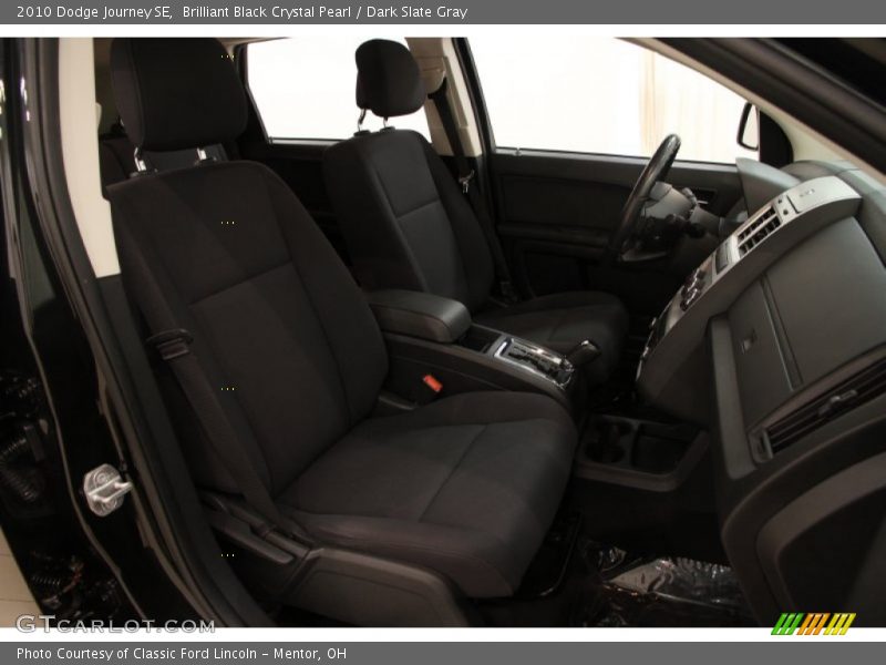Brilliant Black Crystal Pearl / Dark Slate Gray 2010 Dodge Journey SE