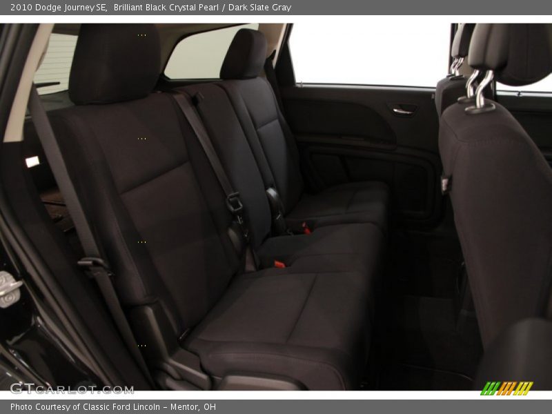 Brilliant Black Crystal Pearl / Dark Slate Gray 2010 Dodge Journey SE
