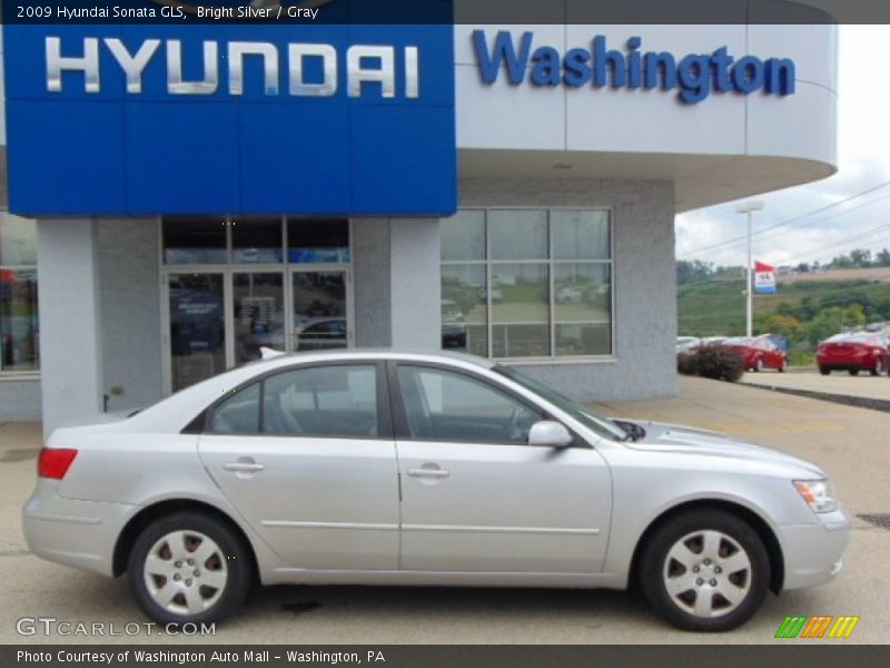 Bright Silver / Gray 2009 Hyundai Sonata GLS