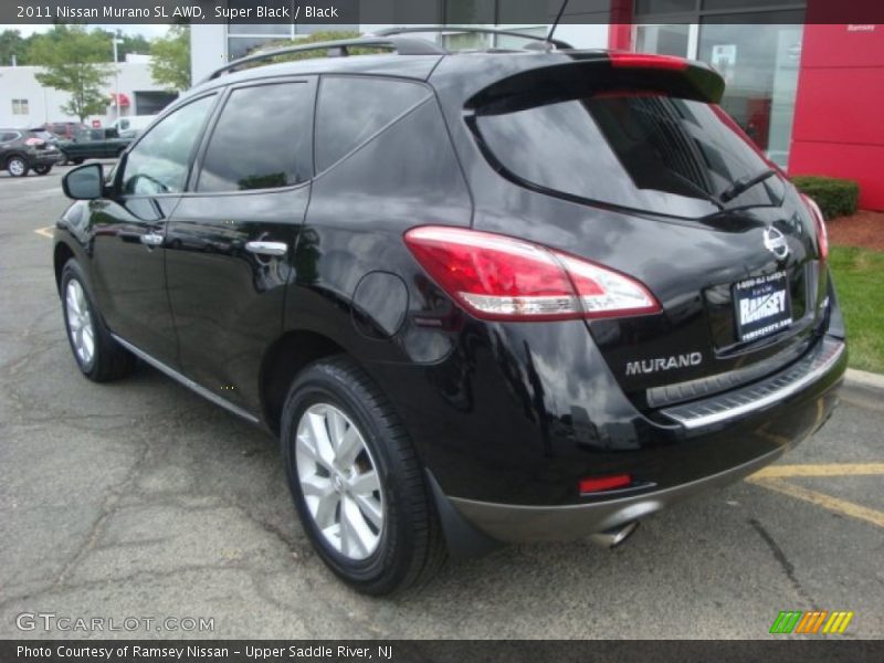 Super Black / Black 2011 Nissan Murano SL AWD