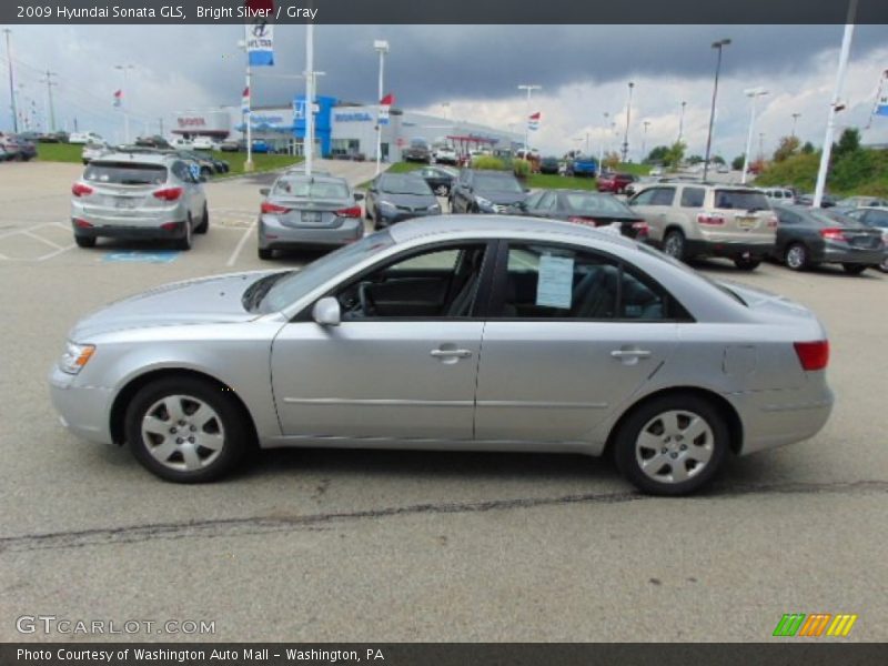 Bright Silver / Gray 2009 Hyundai Sonata GLS