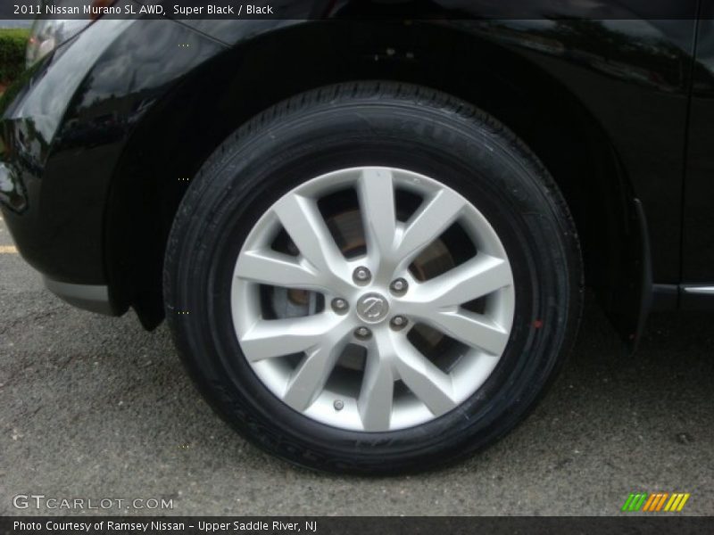 Super Black / Black 2011 Nissan Murano SL AWD