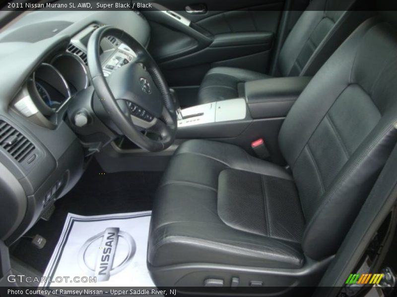 Super Black / Black 2011 Nissan Murano SL AWD