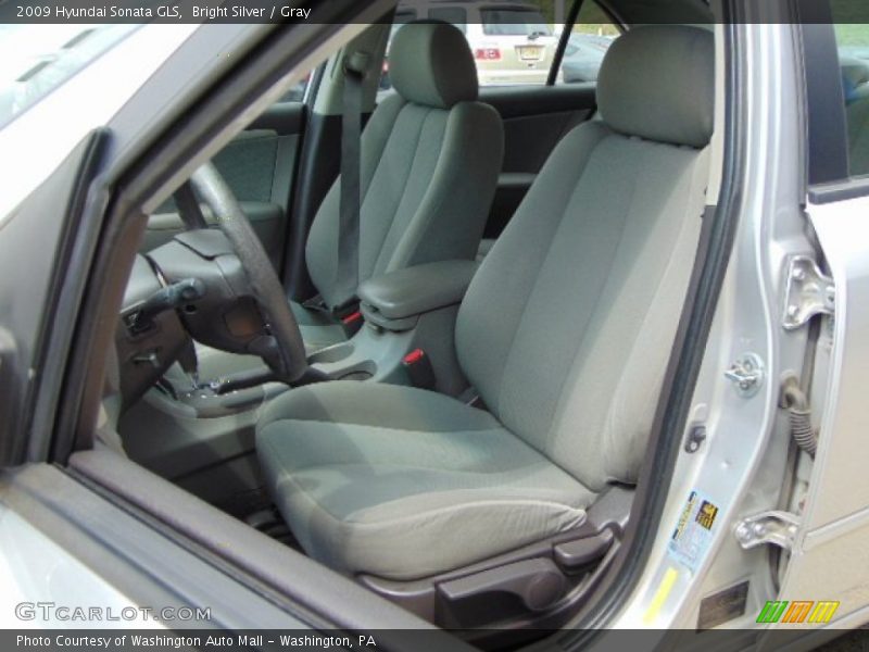 Bright Silver / Gray 2009 Hyundai Sonata GLS