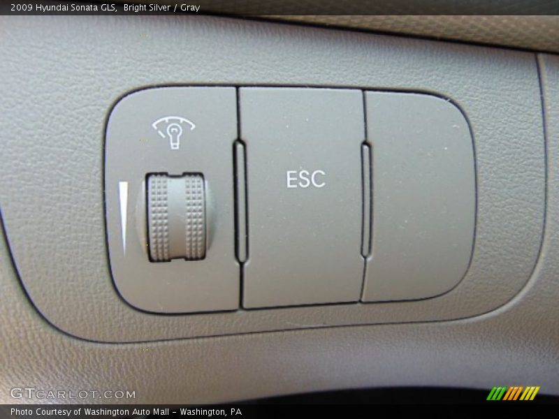 Bright Silver / Gray 2009 Hyundai Sonata GLS