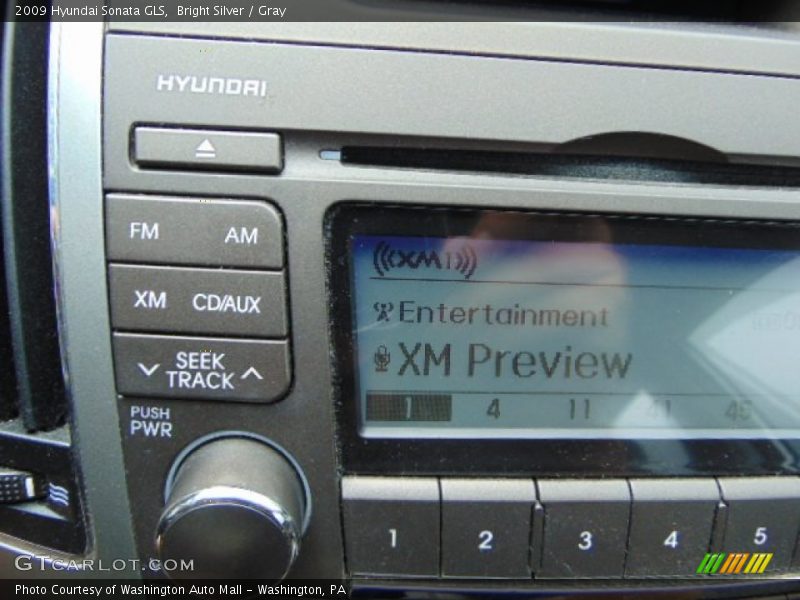 Bright Silver / Gray 2009 Hyundai Sonata GLS