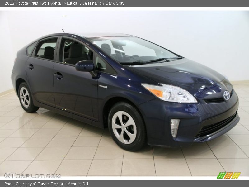 Nautical Blue Metallic / Dark Gray 2013 Toyota Prius Two Hybrid