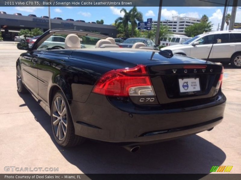 Black / Soverign Hide Calcite Leather/Umbra Brown 2011 Volvo C70 T5