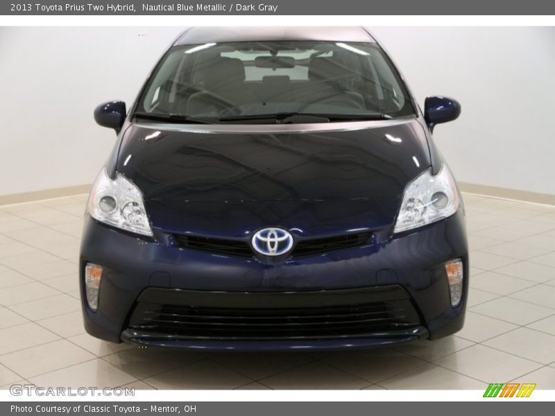 Nautical Blue Metallic / Dark Gray 2013 Toyota Prius Two Hybrid