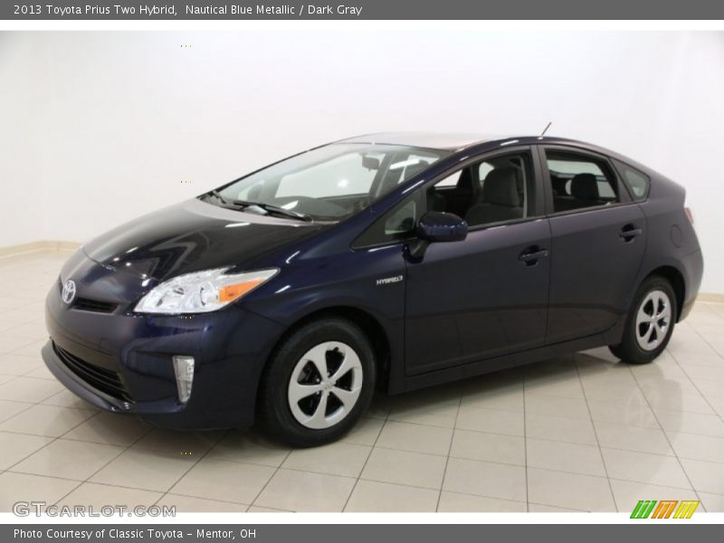 Nautical Blue Metallic / Dark Gray 2013 Toyota Prius Two Hybrid