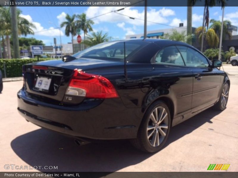 Black / Soverign Hide Calcite Leather/Umbra Brown 2011 Volvo C70 T5