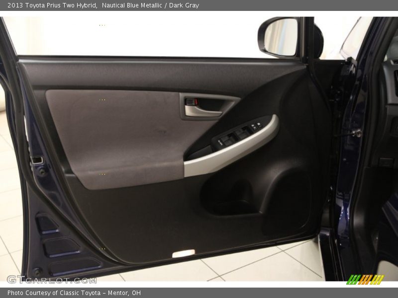 Nautical Blue Metallic / Dark Gray 2013 Toyota Prius Two Hybrid