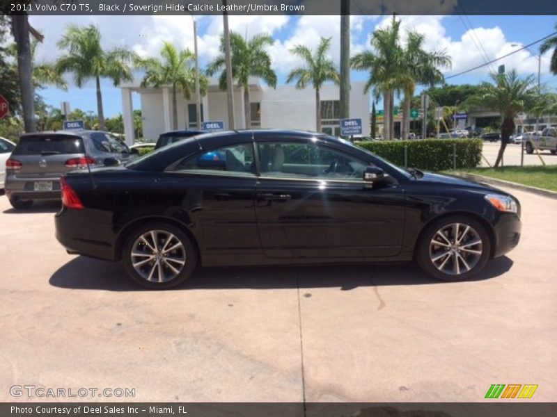 Black / Soverign Hide Calcite Leather/Umbra Brown 2011 Volvo C70 T5