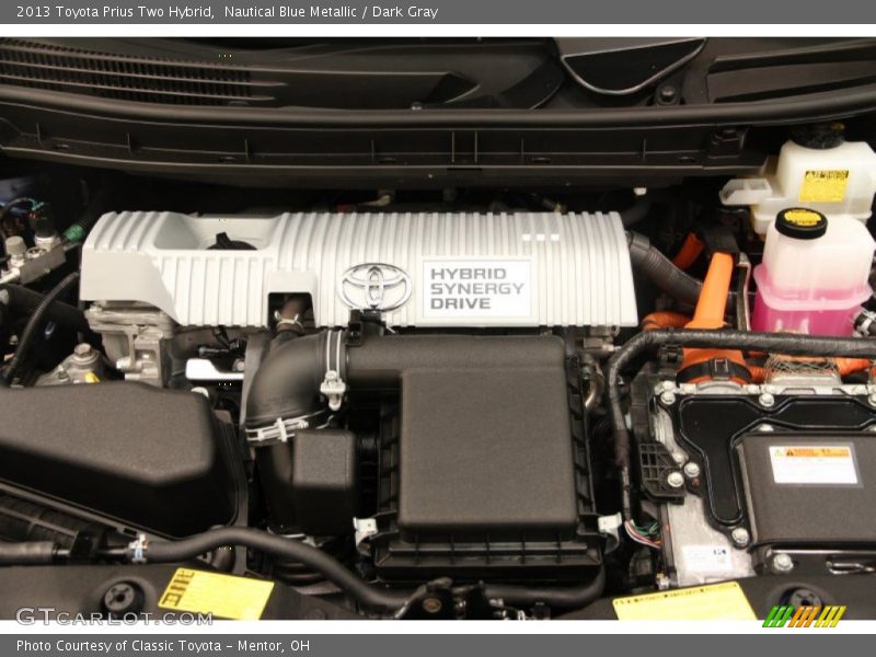 Nautical Blue Metallic / Dark Gray 2013 Toyota Prius Two Hybrid