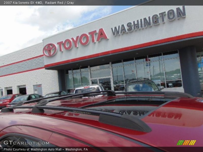 Radiant Red / Gray 2007 Kia Sorento EX 4WD