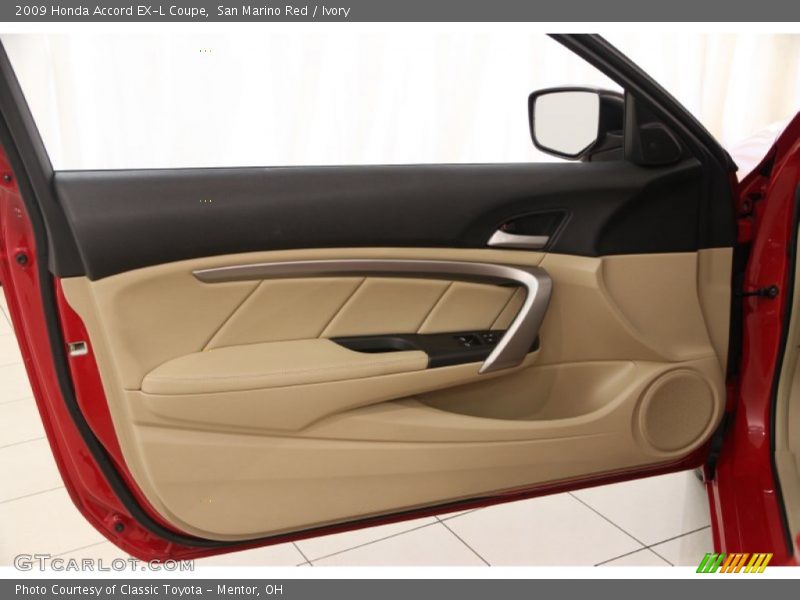 San Marino Red / Ivory 2009 Honda Accord EX-L Coupe