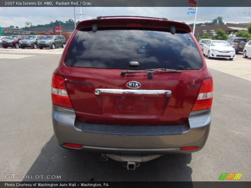 Radiant Red / Gray 2007 Kia Sorento EX 4WD