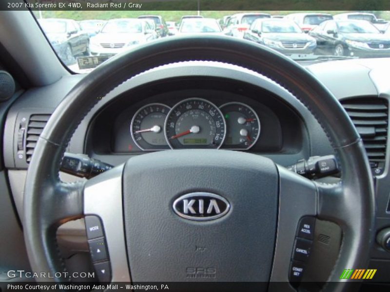 Radiant Red / Gray 2007 Kia Sorento EX 4WD