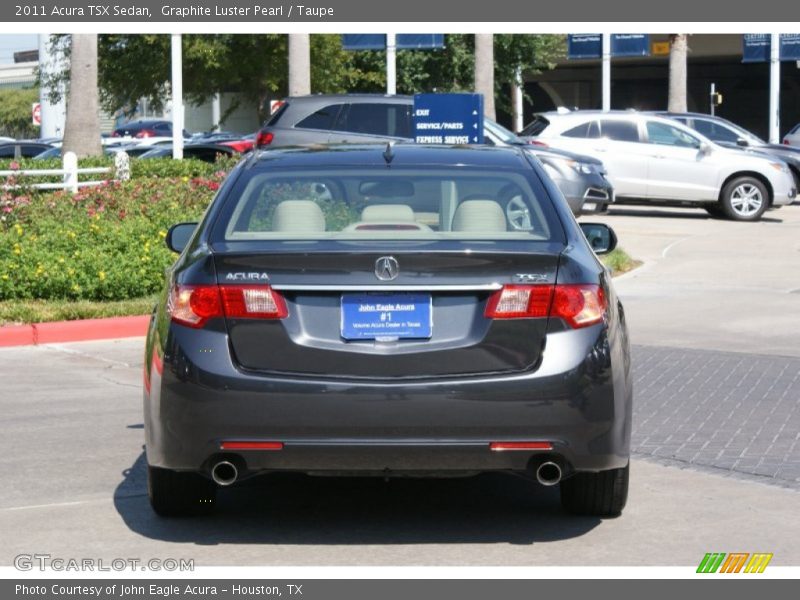 Graphite Luster Pearl / Taupe 2011 Acura TSX Sedan