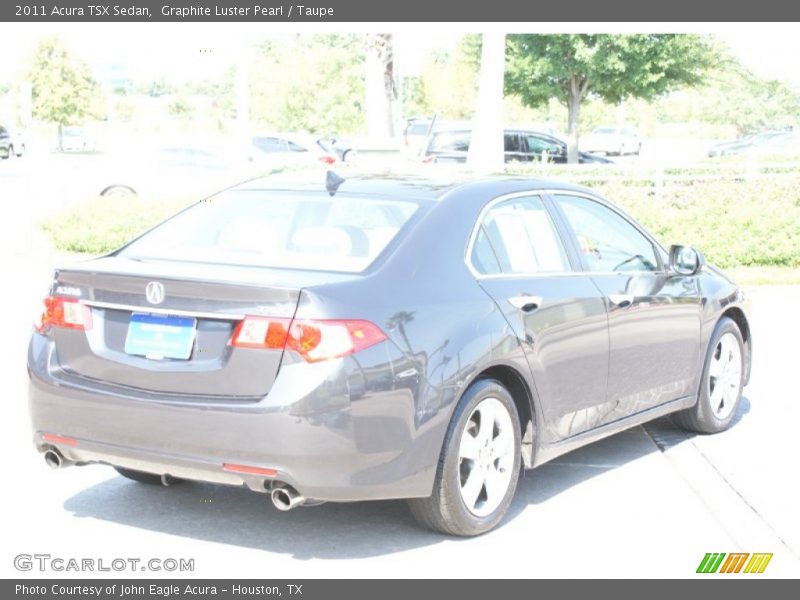 Graphite Luster Pearl / Taupe 2011 Acura TSX Sedan