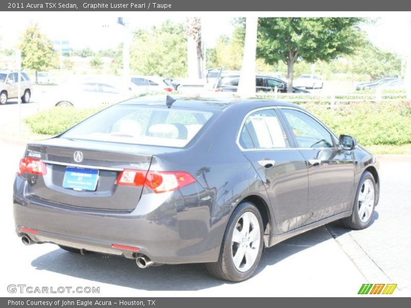 Graphite Luster Pearl / Taupe 2011 Acura TSX Sedan