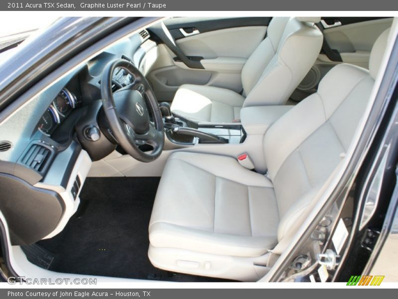 Graphite Luster Pearl / Taupe 2011 Acura TSX Sedan