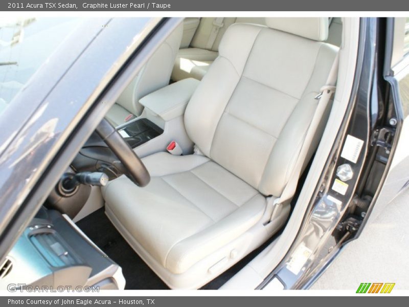 Graphite Luster Pearl / Taupe 2011 Acura TSX Sedan