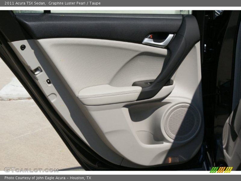 Graphite Luster Pearl / Taupe 2011 Acura TSX Sedan