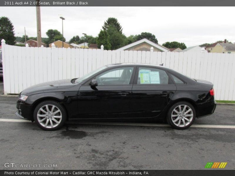 Brilliant Black / Black 2011 Audi A4 2.0T Sedan