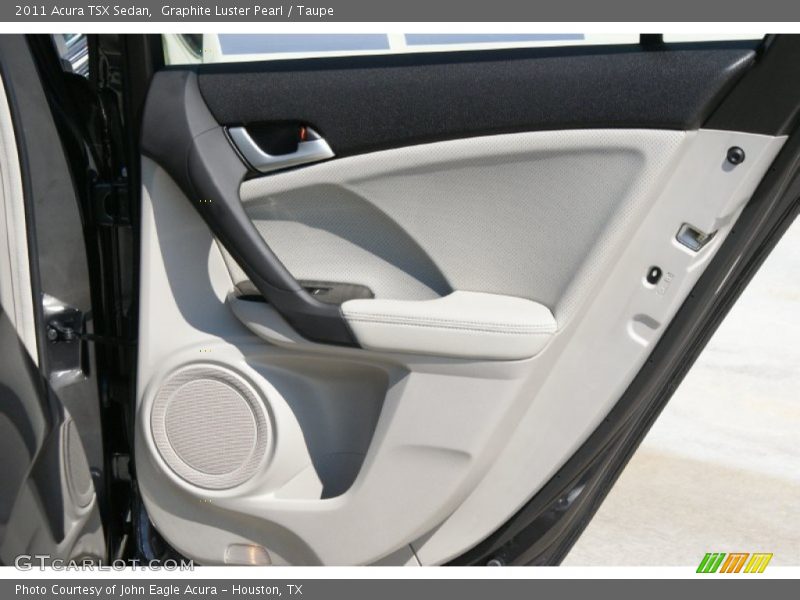 Graphite Luster Pearl / Taupe 2011 Acura TSX Sedan